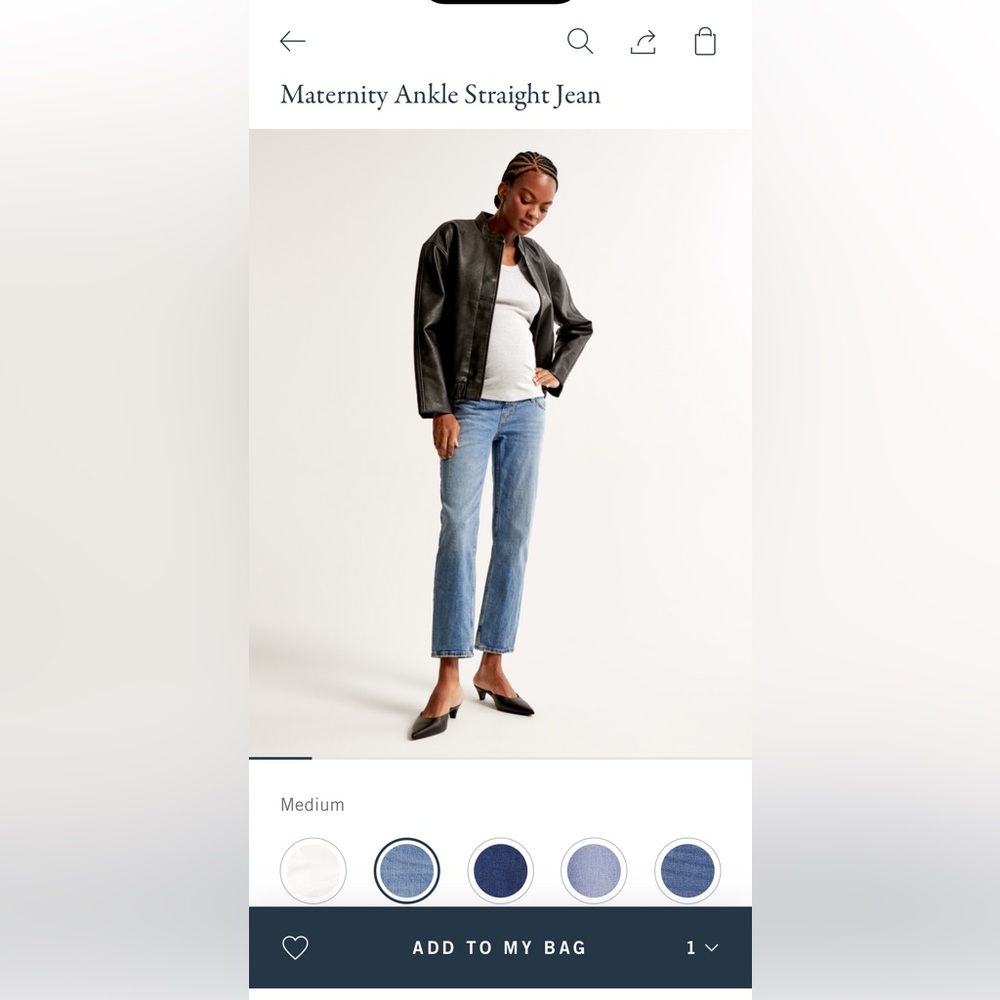 Abercrombie & Fitch Maternity Jeans 28s